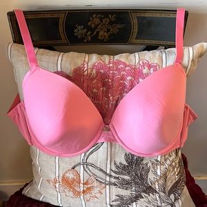 Hot pink Fredricks underwire bra
